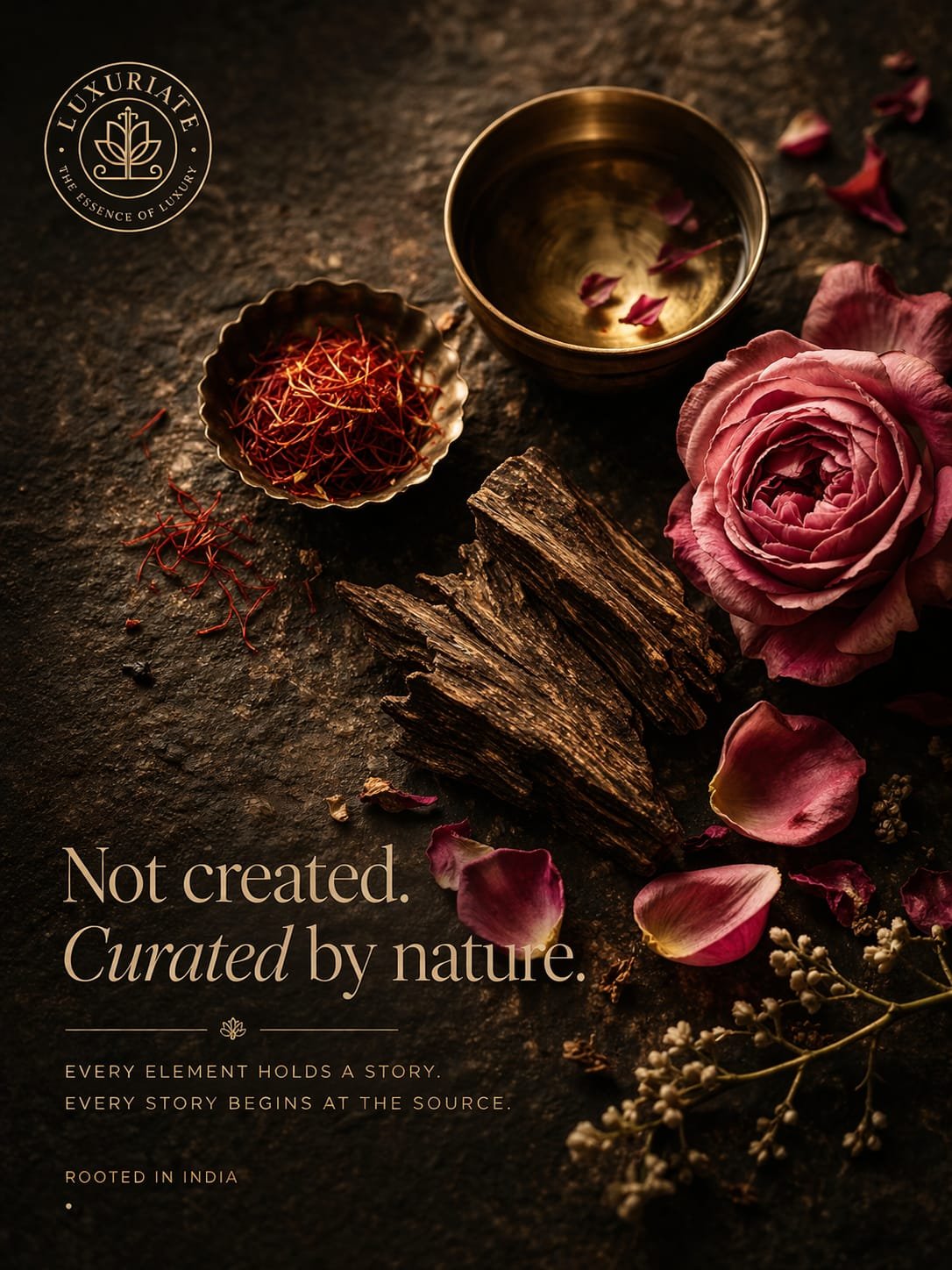 Not created. Curated by nature.
