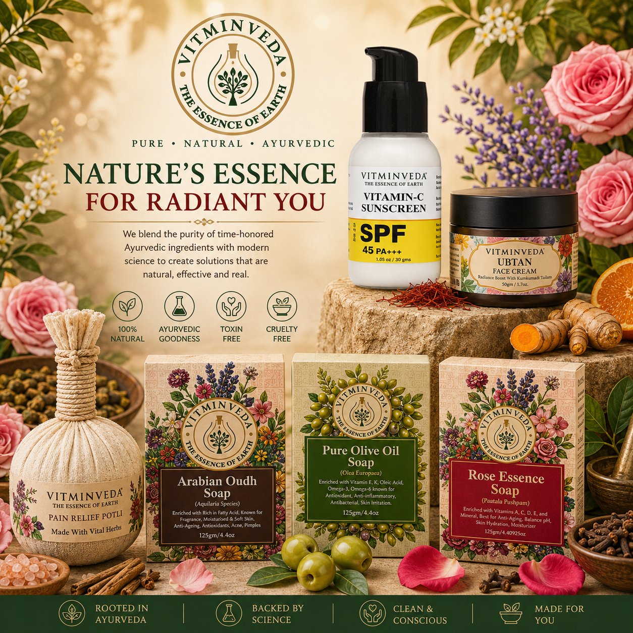 VITMINVEDA — Nature's Essence for Radiant You