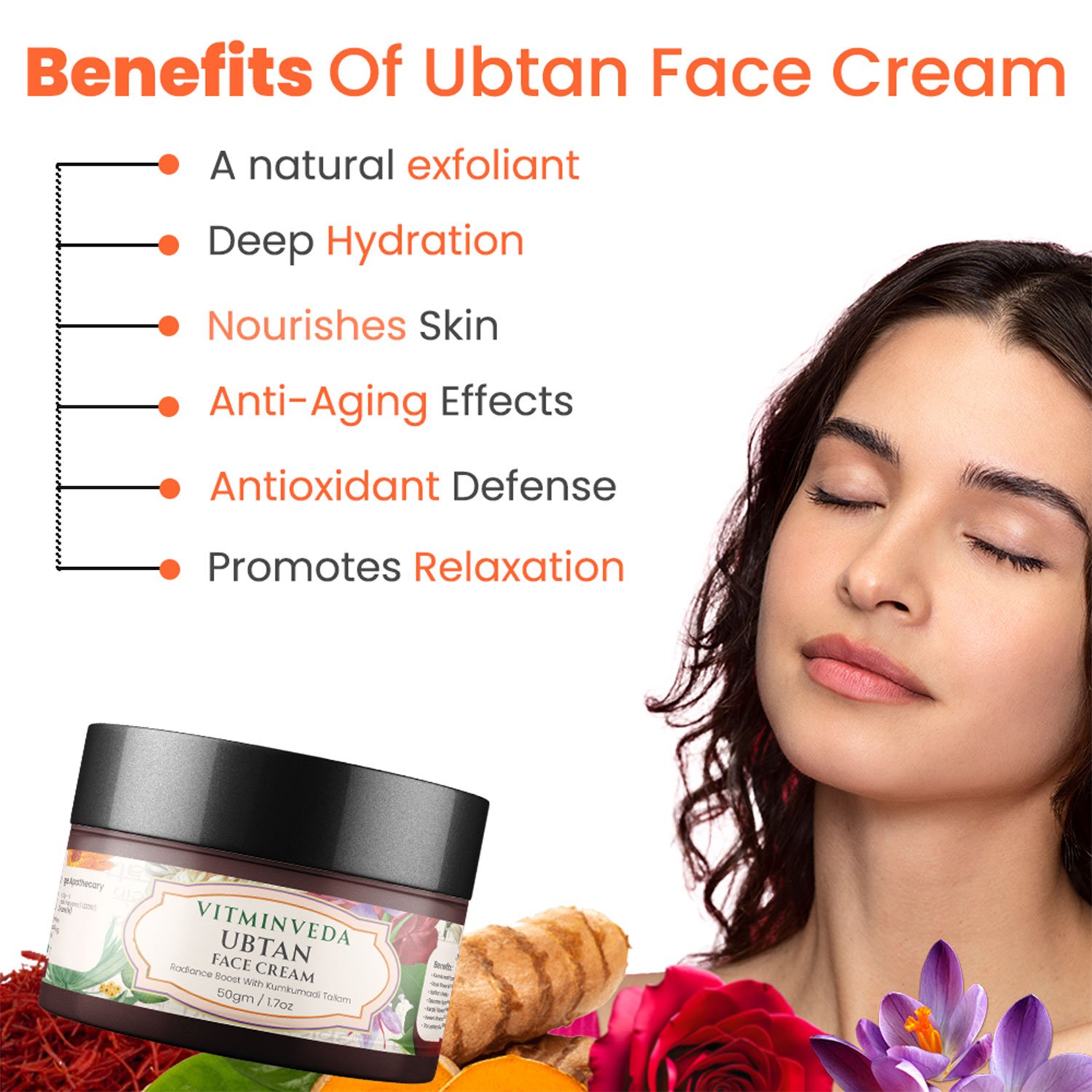 Ubtan Face Cream - 50g — View 2