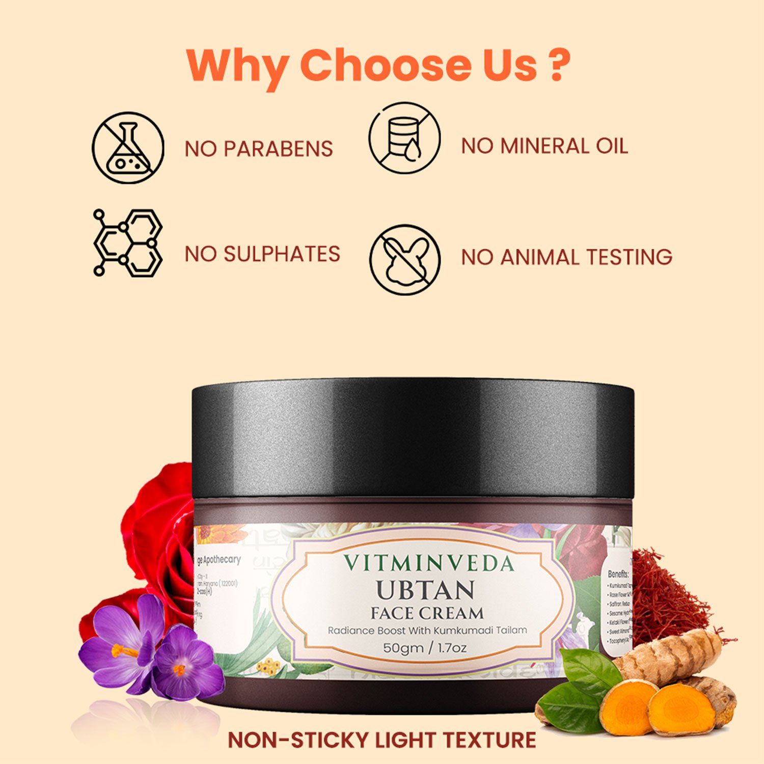 Ubtan Face Cream - 50g — View 3