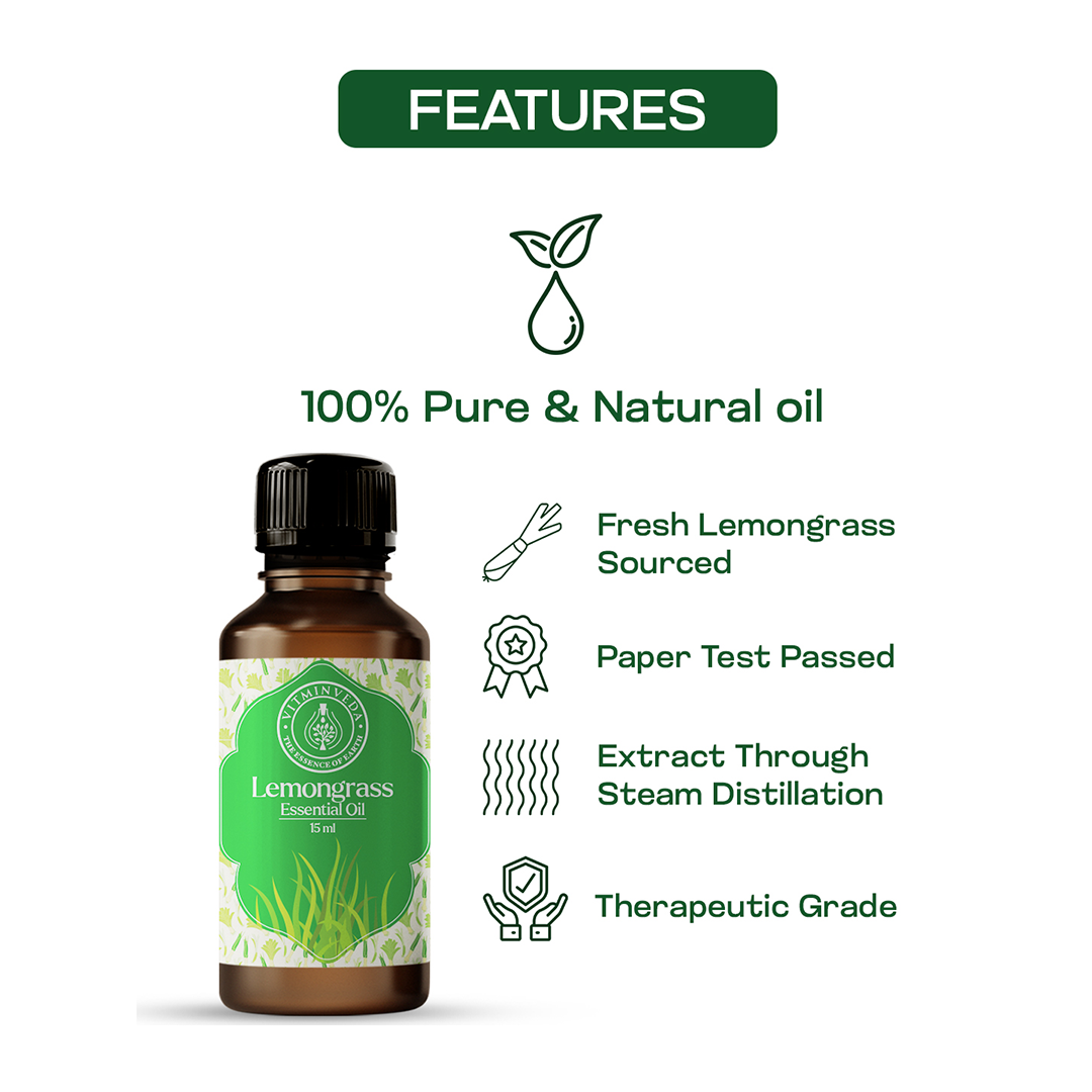 Lemongrass Essential Oil 15ml — View 2