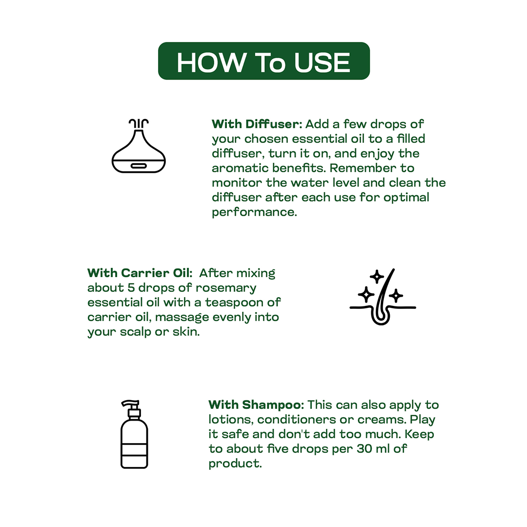 Rosemary Essential Oil 15ml — View 3