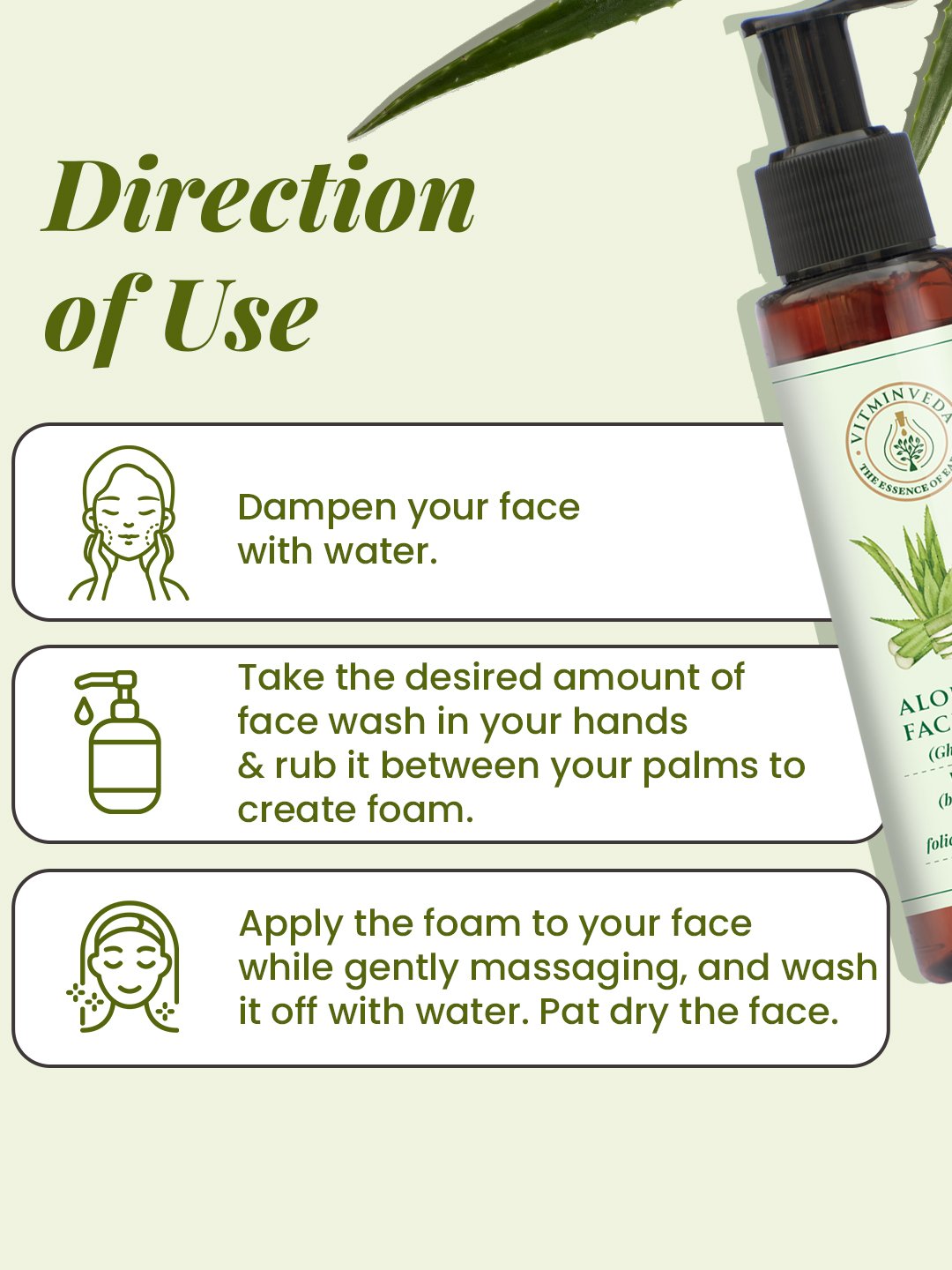 Natural Aloe Vera Face Wash 100ml — View 5