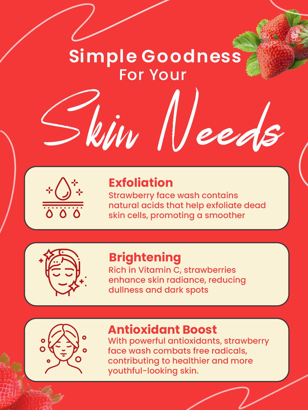 Natural Strawberry Face Wash 100ml — View 2