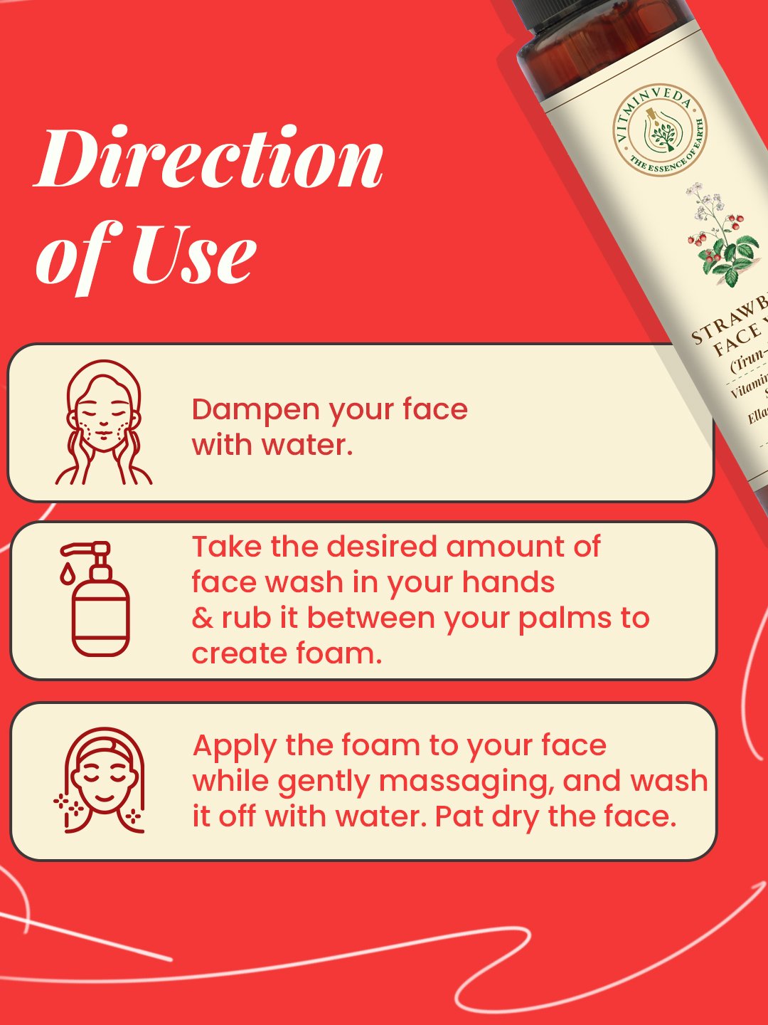 Natural Strawberry Face Wash 100ml — View 5