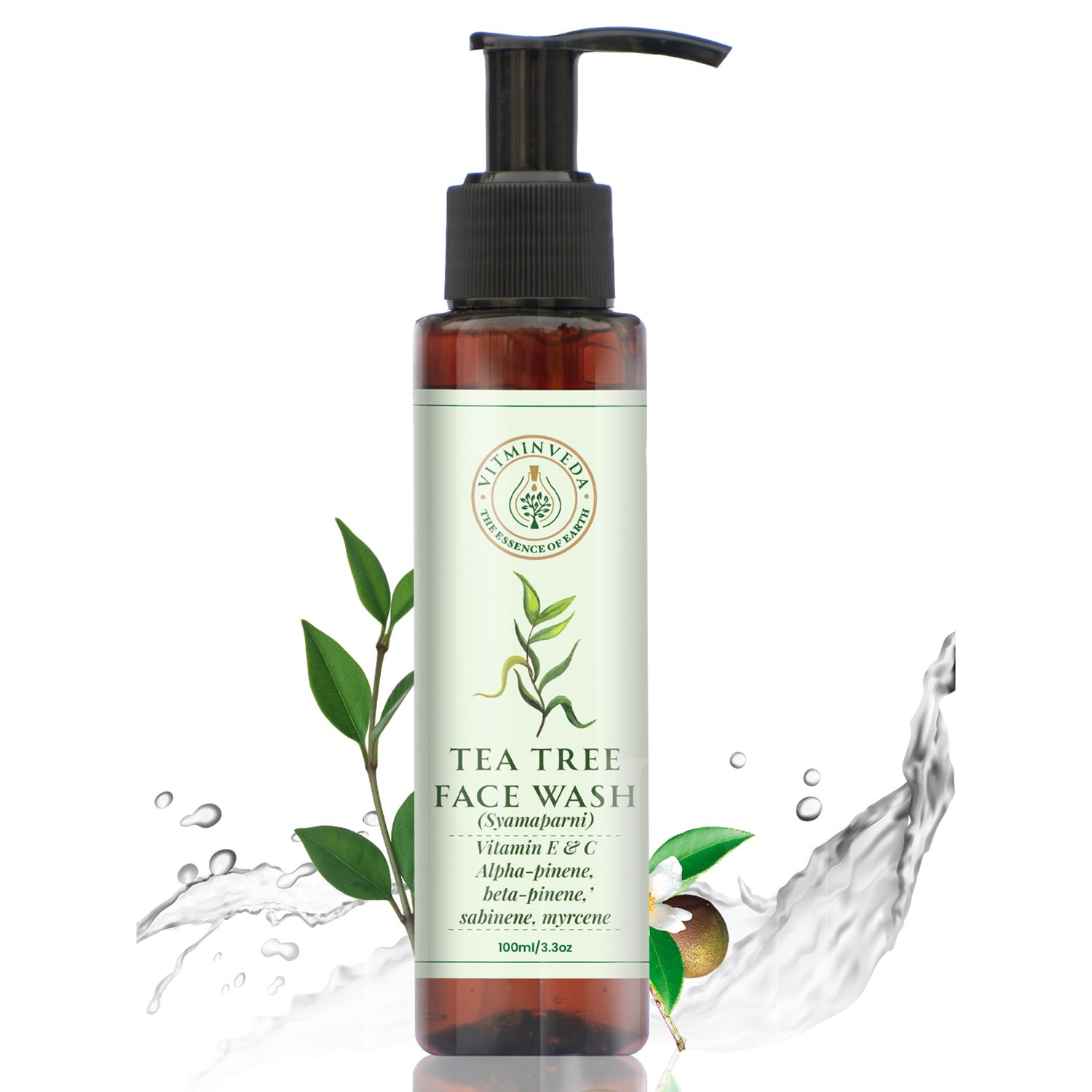 Natural Tea Tree Face Wash 100ml