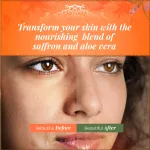 Aloe Vera Gel with Saffron - 100gm — View 3