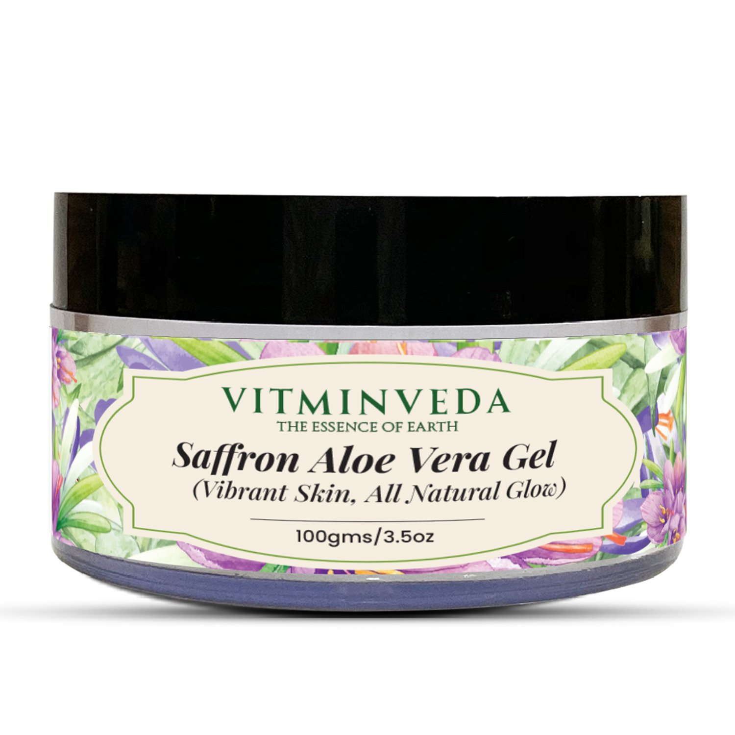 Aloe Vera Gel with Saffron - 100gm — View 6