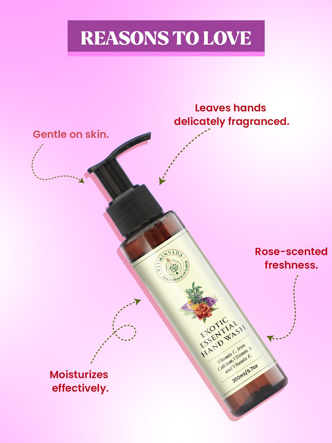 Exotic Essentials Hand Wash 200ml — View 4