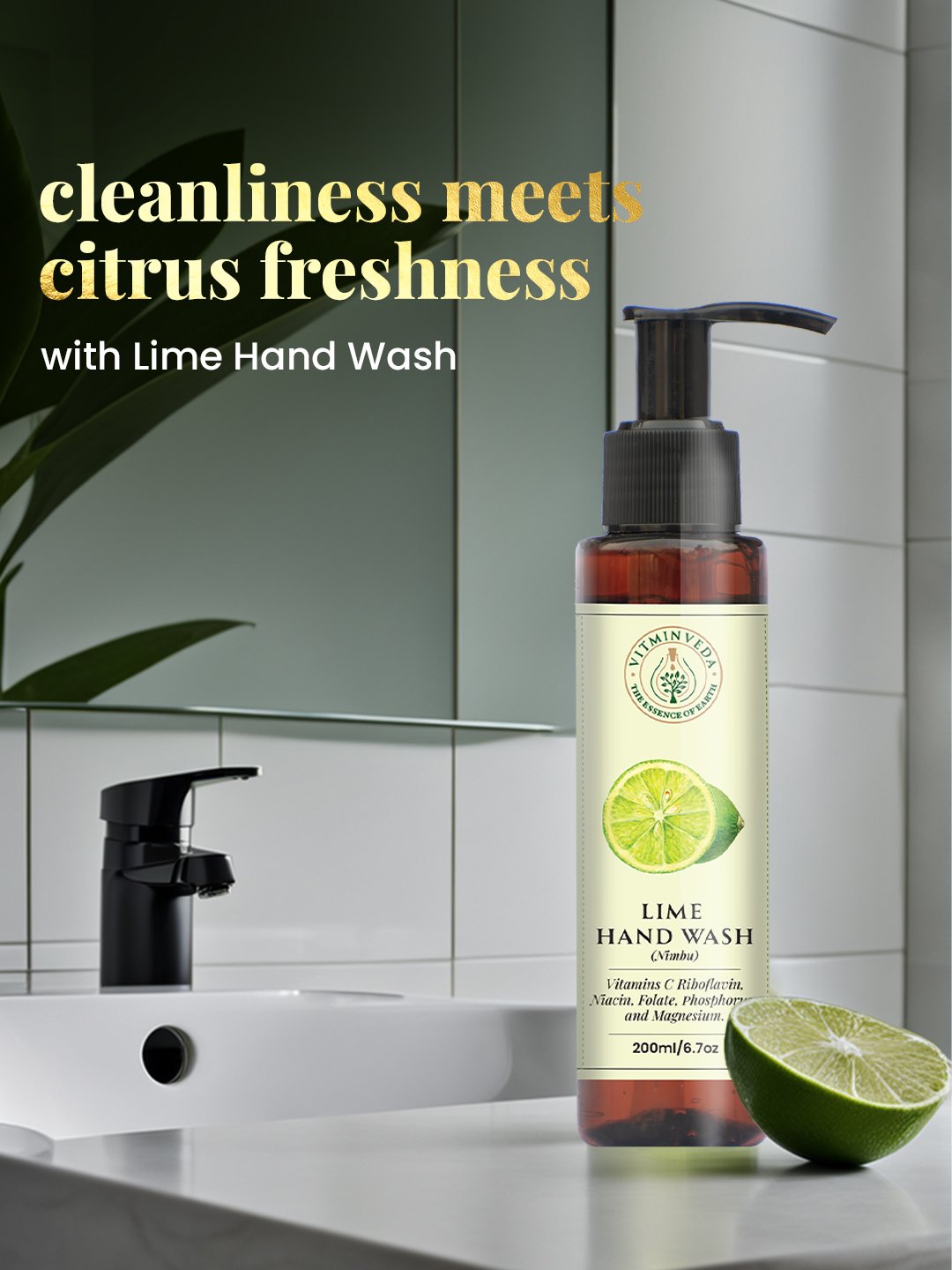 Lime Hand Wash 200ml — View 7