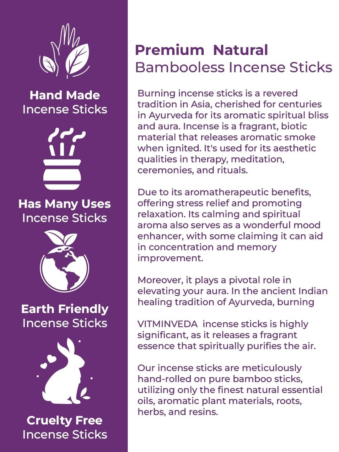 Lavender Bambooless Incense Stick — View 5