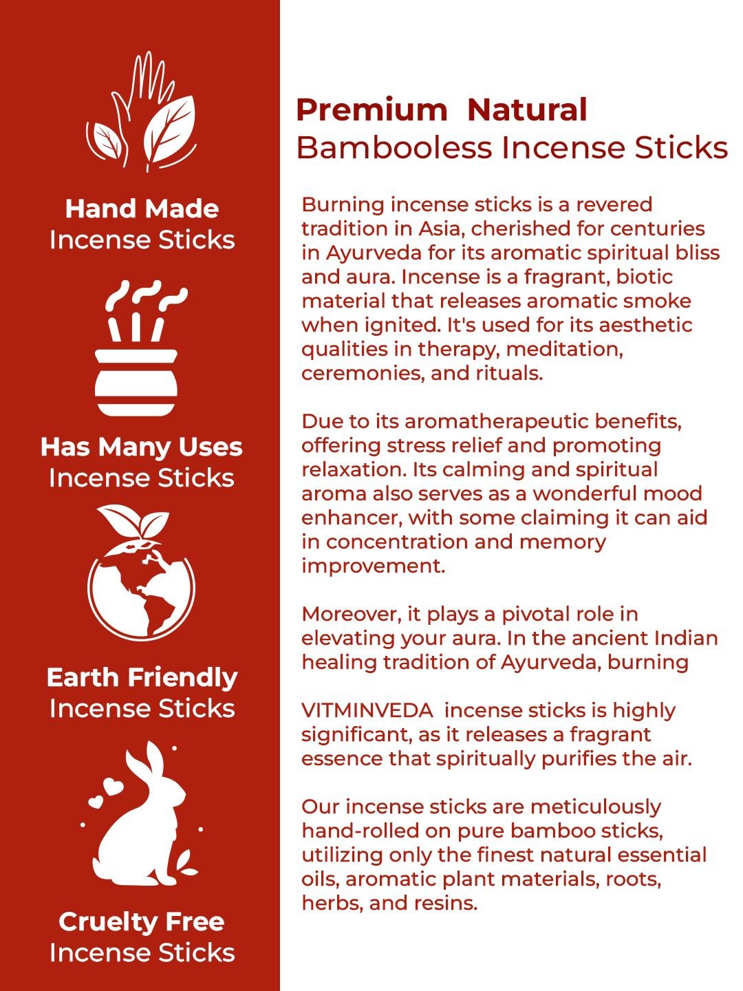 Sandal Saffron Bambooless Incense Stick — View 5