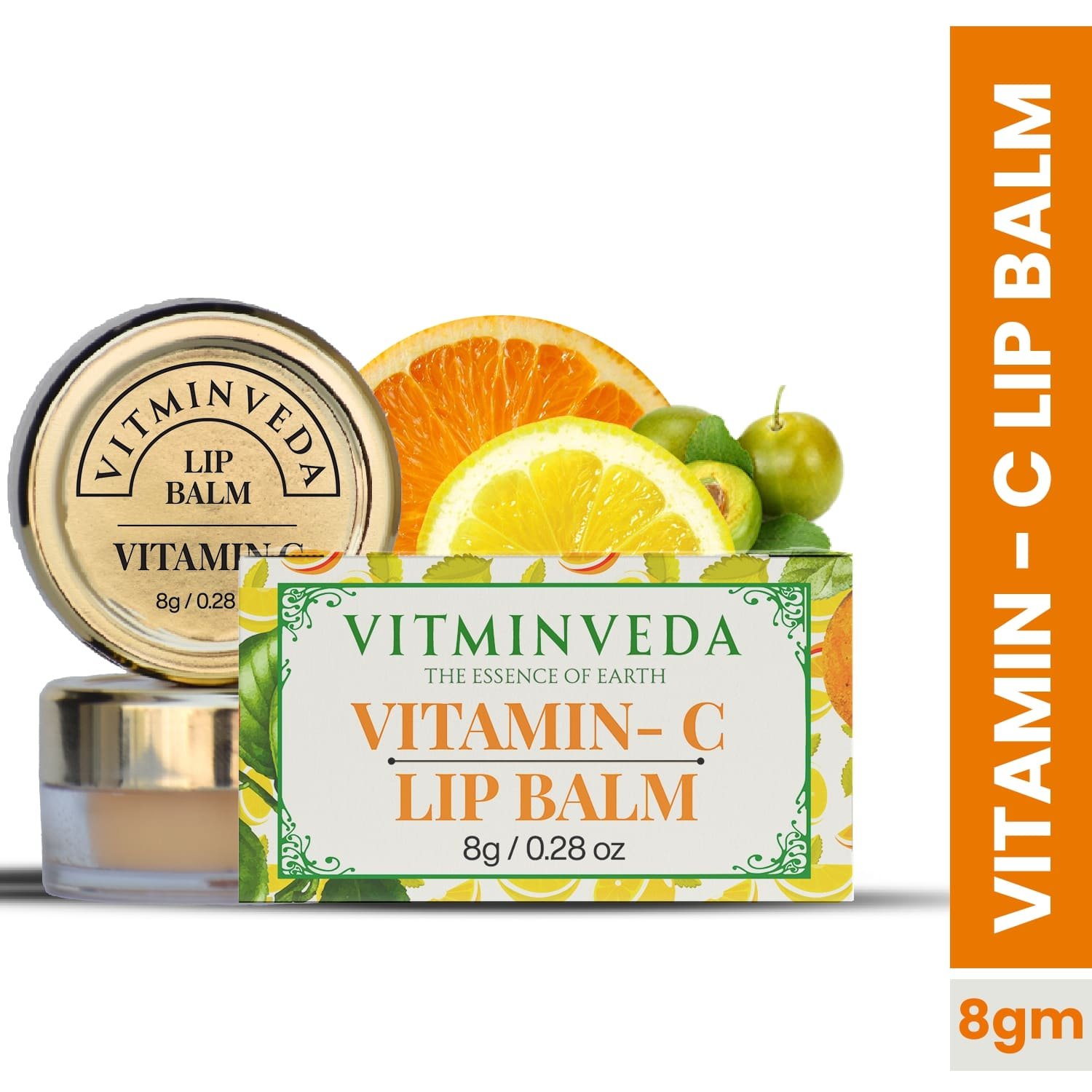 Orange Vitamin C Lip Balm - 8gm — View 5