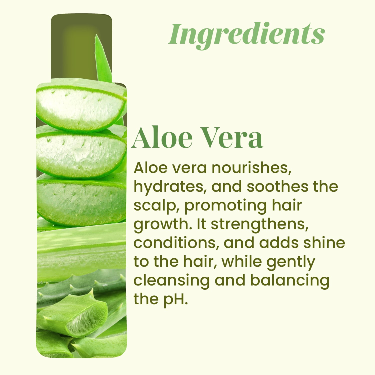 Aloe Vera Shampoo - 200ml — View 3