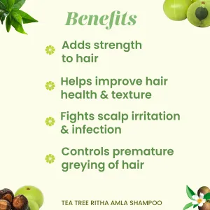Tea Tree Ritha Amla Shampoo 200ml