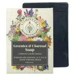 Charcoal Green Tea Herbal Soap Bar - 125gm — View 19