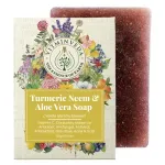 Aloe Vera Neem Turmeric Herbal Soap Bar - 125gm — View 14