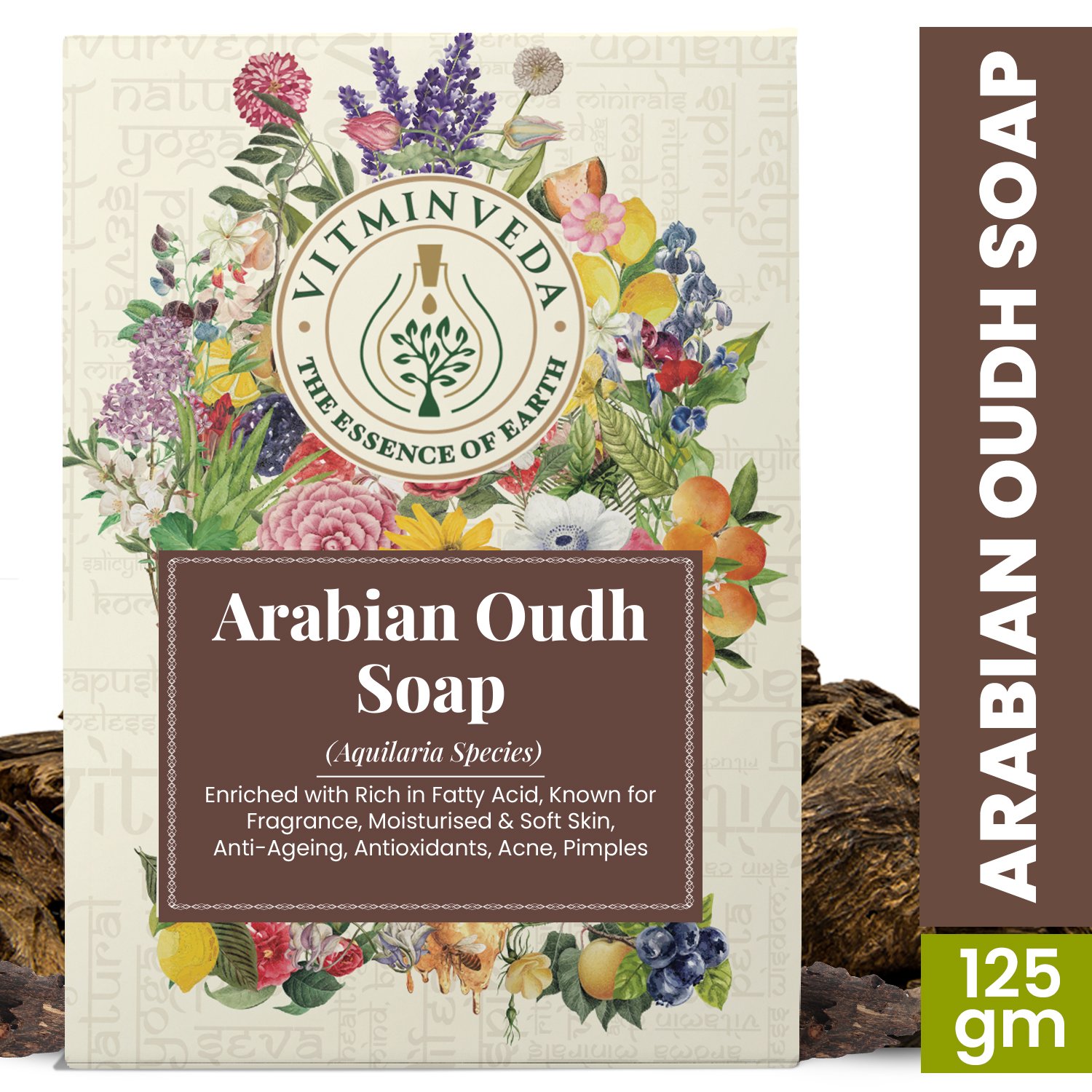 Oudh Herbal Soap Bar - 125gm — View 6