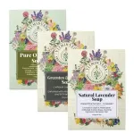 Natural Soap Pack of 3 |  Olive Oil, Charcoal Green Tea and Lavender — View 13
