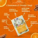Natural Soap Combo Pack of 3 | Olive Oil, Rose Petals and Cinnamon Orange — View 3